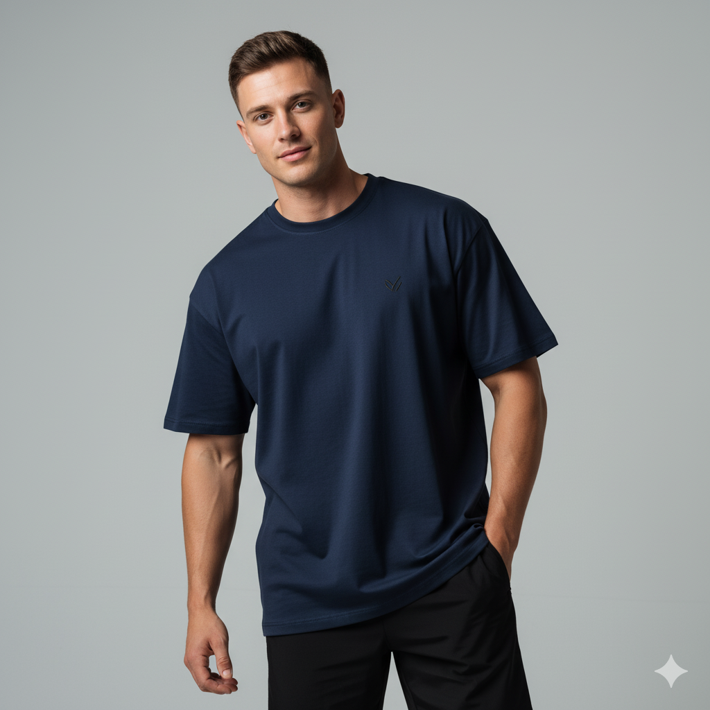 UrbanFlow Oversized Gym Tee – Relaxed & Stylish